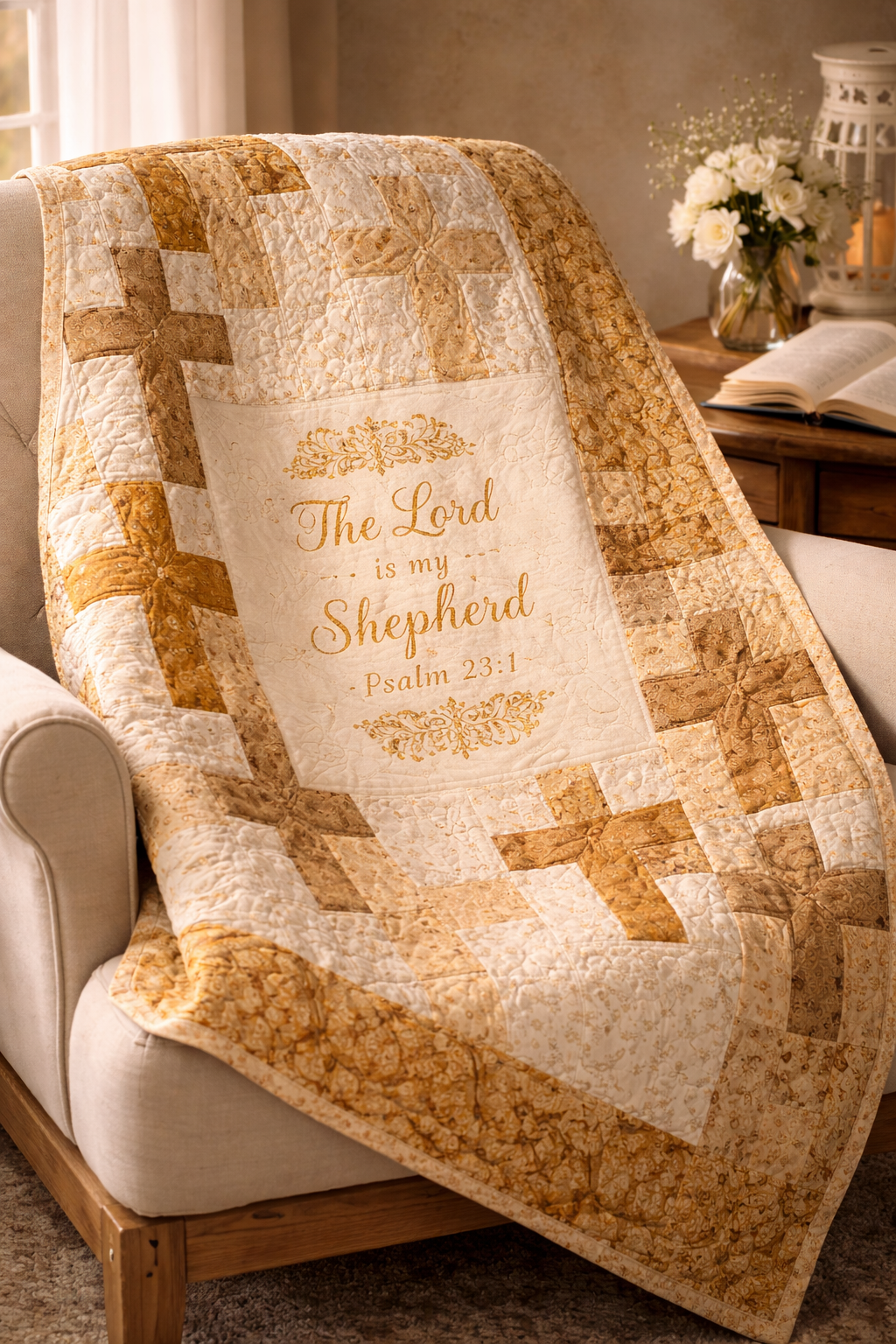 Specialty faith-themed and heirloom fabrics
